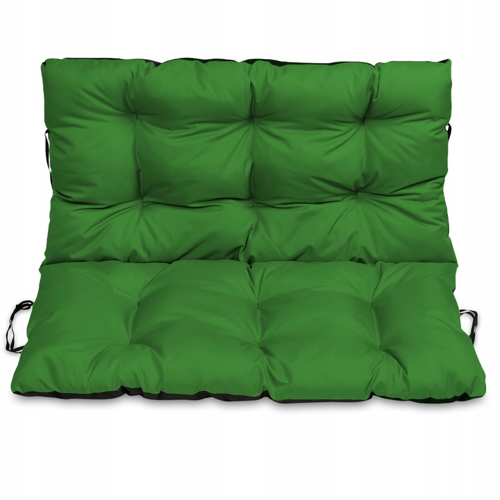 Perna banca gradina, terasa, Verde, 100x60x50 cm, exterior, impermeabila, pentru balansoar, paleti, banca, Superkissen24