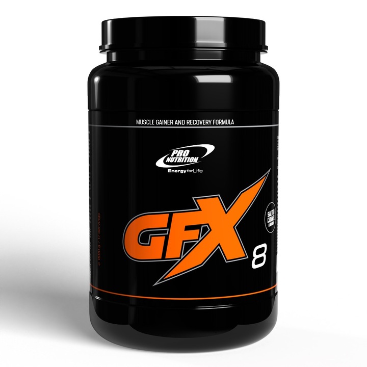 Gainer pentru dezvoltare musculara, GFX-8 vanilie, 1500g