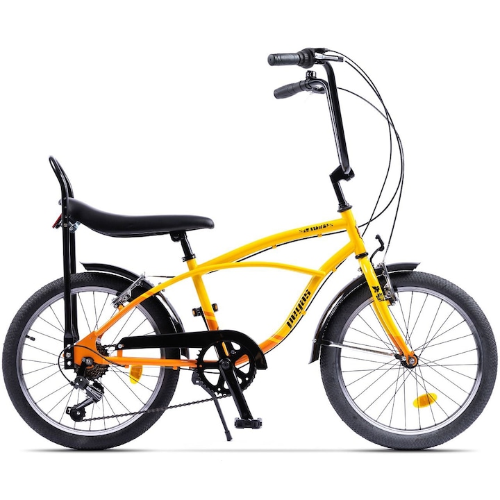 Bicicleta Pegas Strada Mini 7S, 20 inch, galben