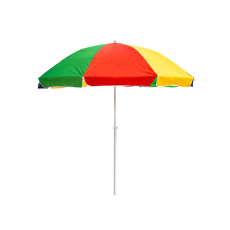 Umbrela protectie soare multicolora diametru 200cm si inaltime 200cm multicolor, stalp 33mm / CC9846