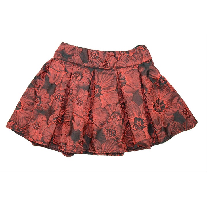 Елегантна пола за момиче FTF59-110см, Червена 110СМ