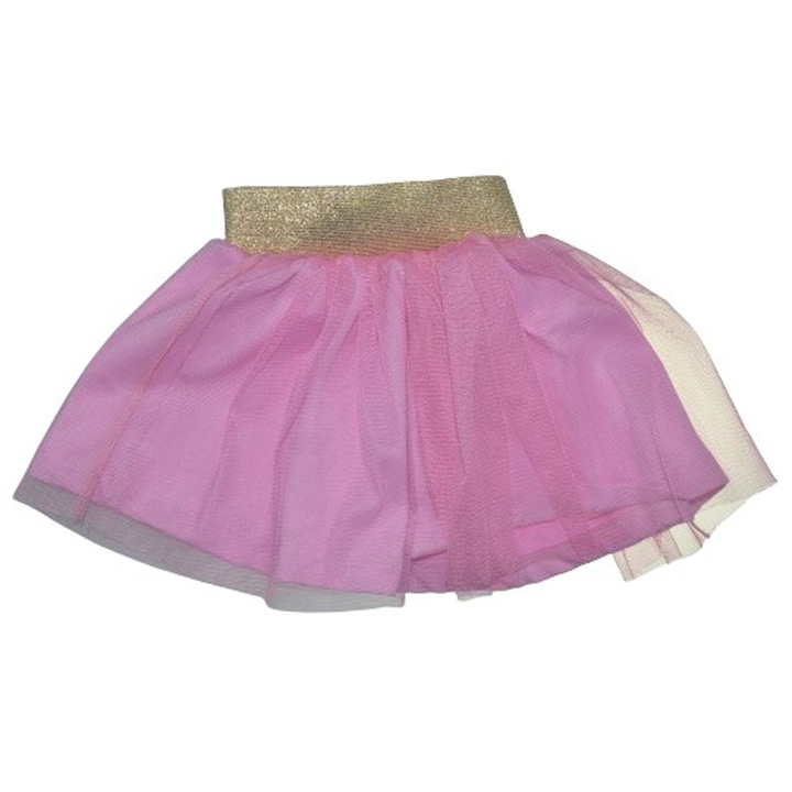 Елегантна пола за момиче Wendee OK17227-0R-86-см, Розова 86 СМ