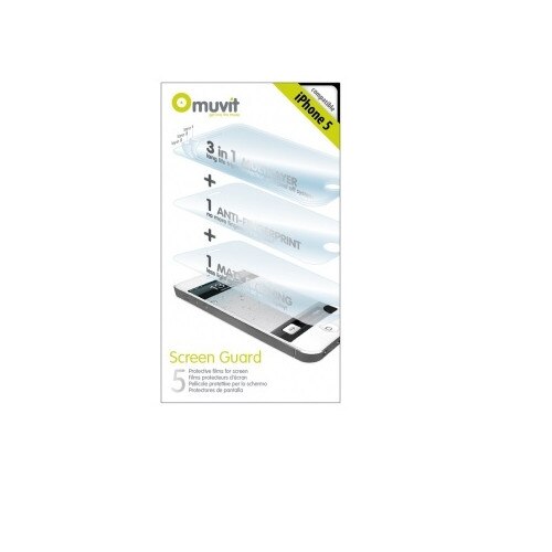 Folie Protectie Muvit 3 buc. Apple iPhone 5