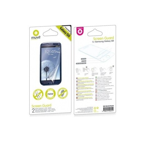 Folie Protectie Muvit 2 buc. Samsung Galaxy S3 i9300