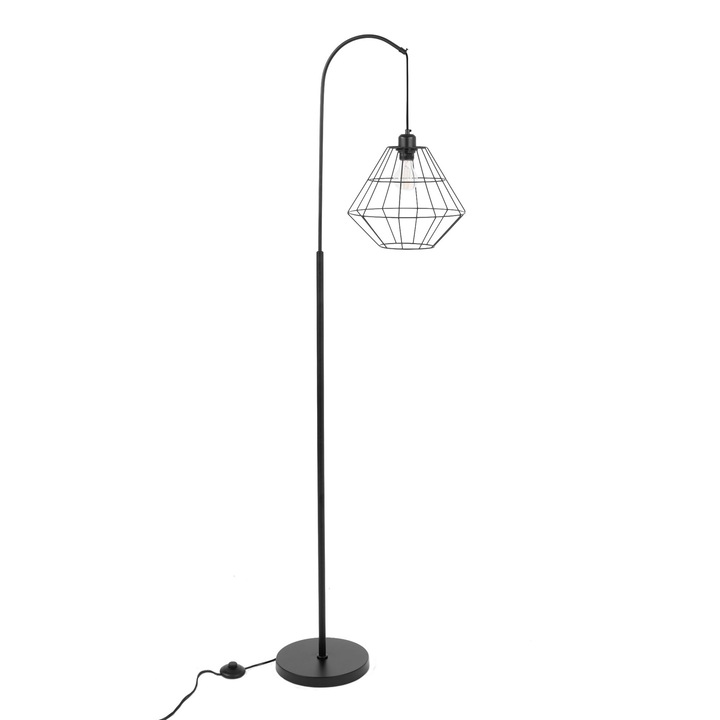 Lampadar 1 Sursa E27 60W Metal Black 168.5 cm