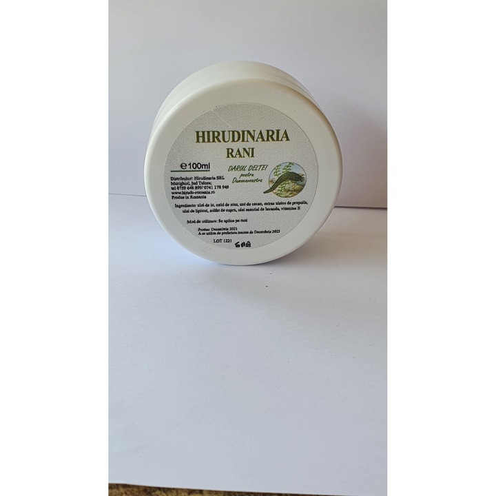 Crema pentru Rani, Hirudinaria, 100 ml