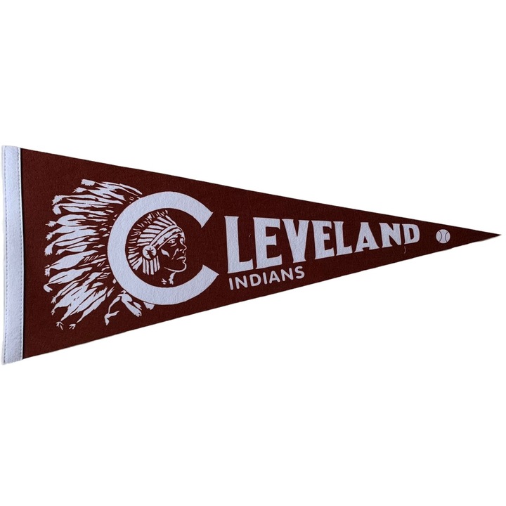 Знаме USArticlesEU Cleveland Indians, 31x72 см
