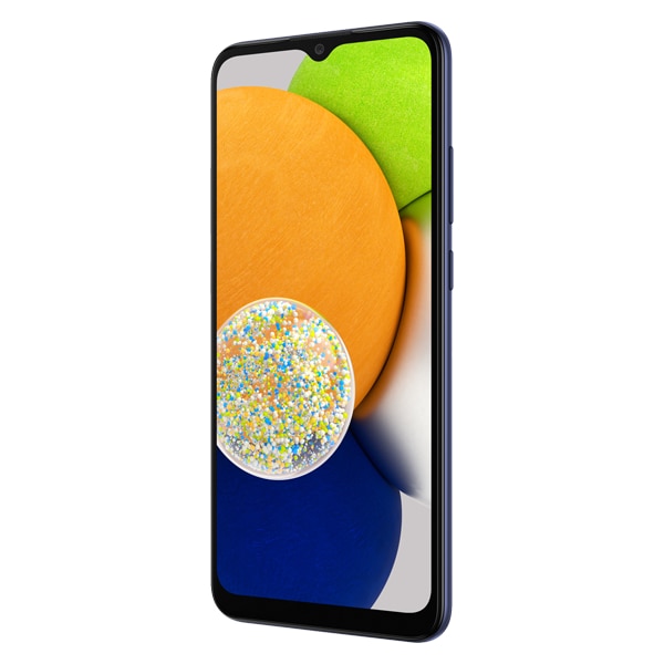 Мобилен телефон Samsung Galaxy A03, Dual SIM, 128GB, 4GB RAM, 4G, Син ...