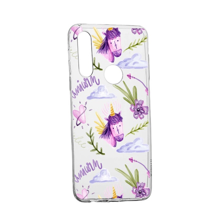 Силиконов калъф Unique за Alcatel 1V (2020), Unicorn, Transparent TR 89
