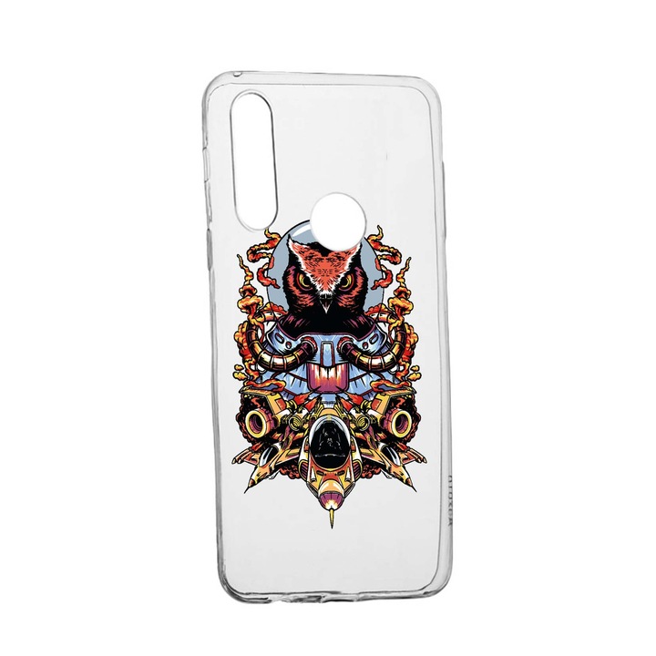 Силиконов калъф Unique за Alcatel 1S (2020), Astronaut Owl, Transparent TR 817