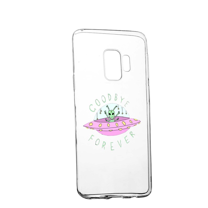 Силиконов калъф Unique за Xiaomi Redmi 9, Universe, Good Bye, Transparent TR 474