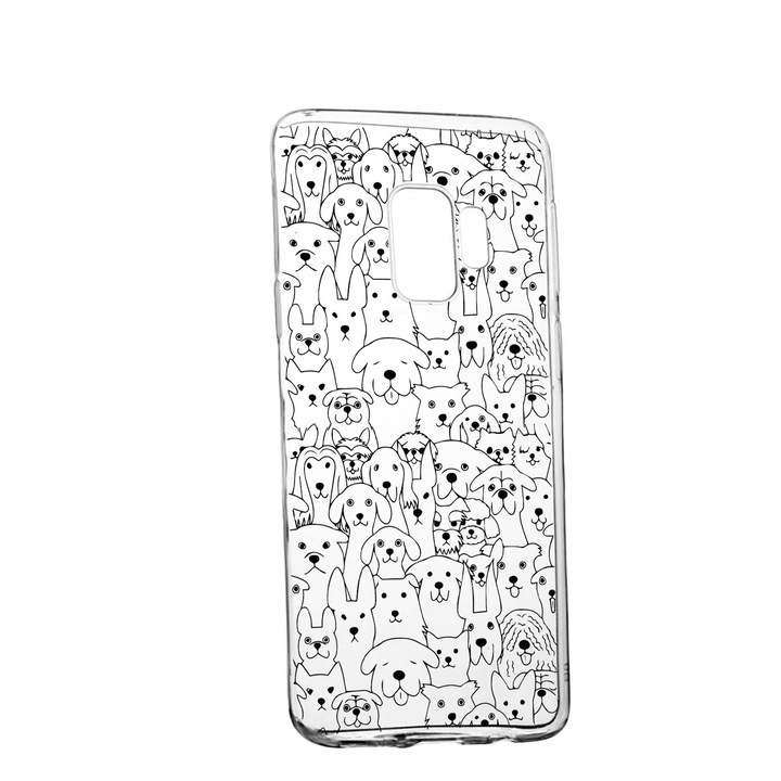 Силиконов калъф Unique за Samsung Galaxy S9, Poppies, Transparent TR 745