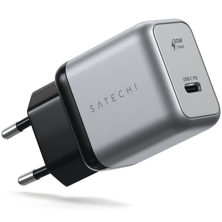 Мрежово зарядно устройство Satechi 30W, USB-C PD GaN