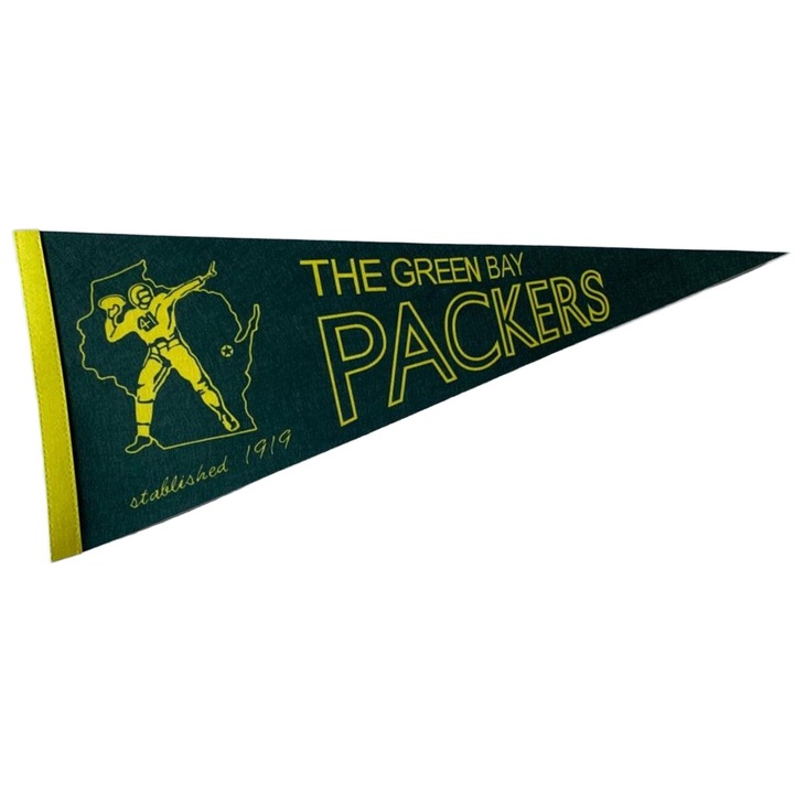 Знаме USArticlesEU Green Bay Packers, 31x72 см