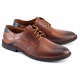 Pantofi barbati Olivier, Piele naturala, Maro, 44