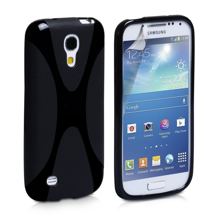Силиконов гръб X-Line Samsung Galaxy Core LTE SM-G386F, Черен