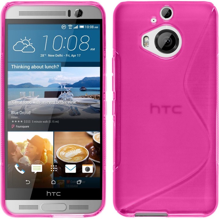 Силиконов гръб S-Line HTC DESIRE 816, Розов