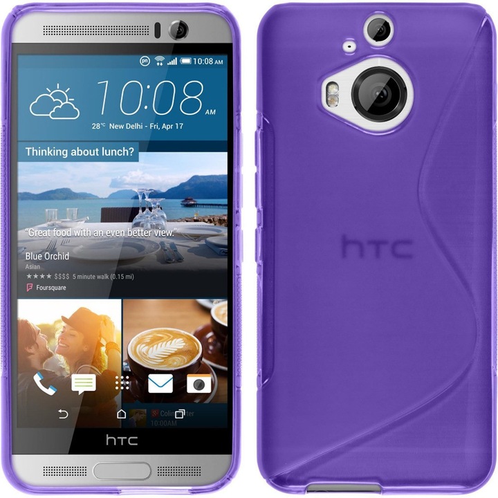 Силиконов гръб S-Line HTC DESIRE 816, Лилав