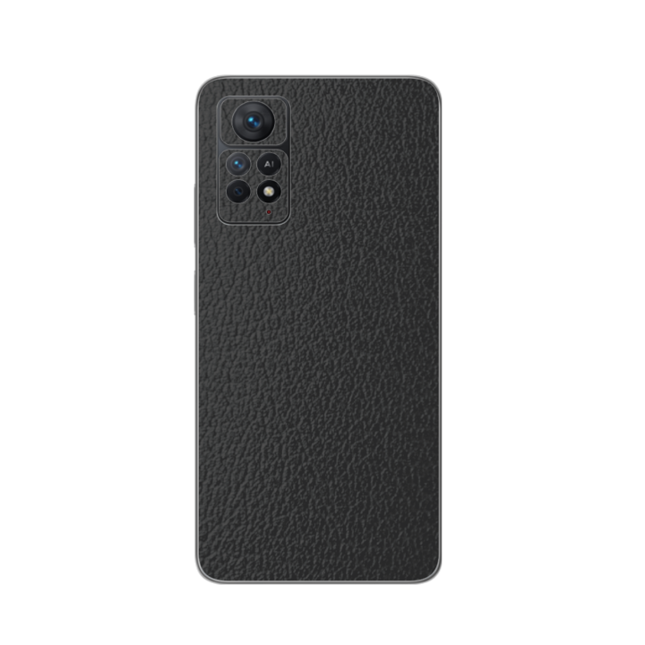 Фолио iSkinz за Xiaomi Redmi Note 11 Pro, 11E Pro (5G) - черна кожа 360 Cut, залепваща кожа на цялото тяло, защита на задния и страничния капак