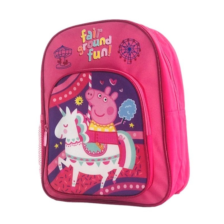 Kis óvodai táska Peppa Pig 2 rekeszes, 32 x 25 x10 cm