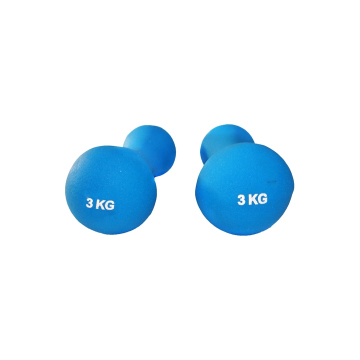 Gantere Neopren SPARTAN 2 x 3 kg