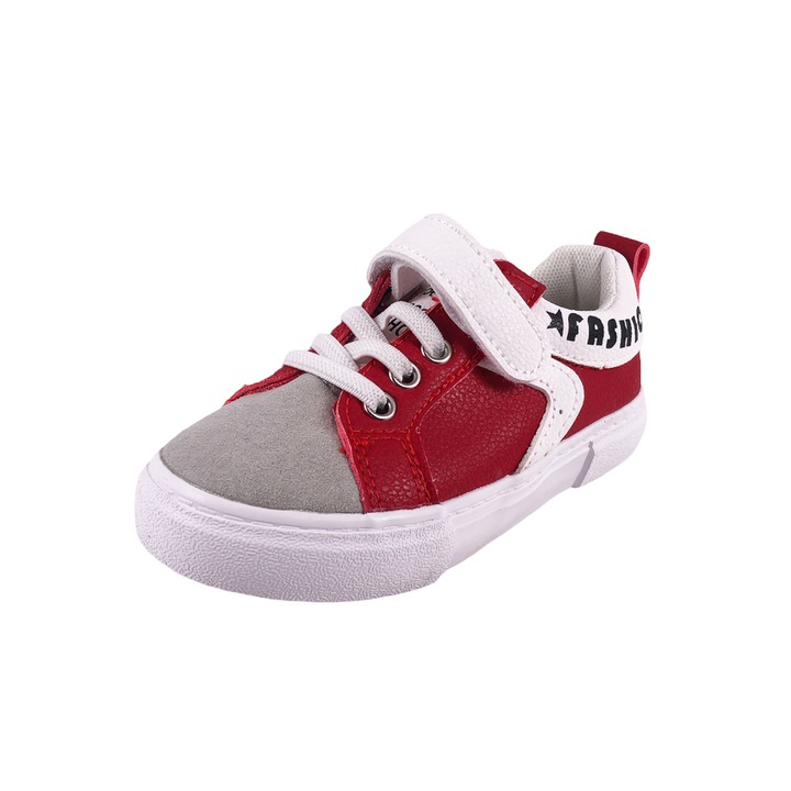 Adidasi copii Chippo Kids 91120, 23-29, piele ecologica, Rosu