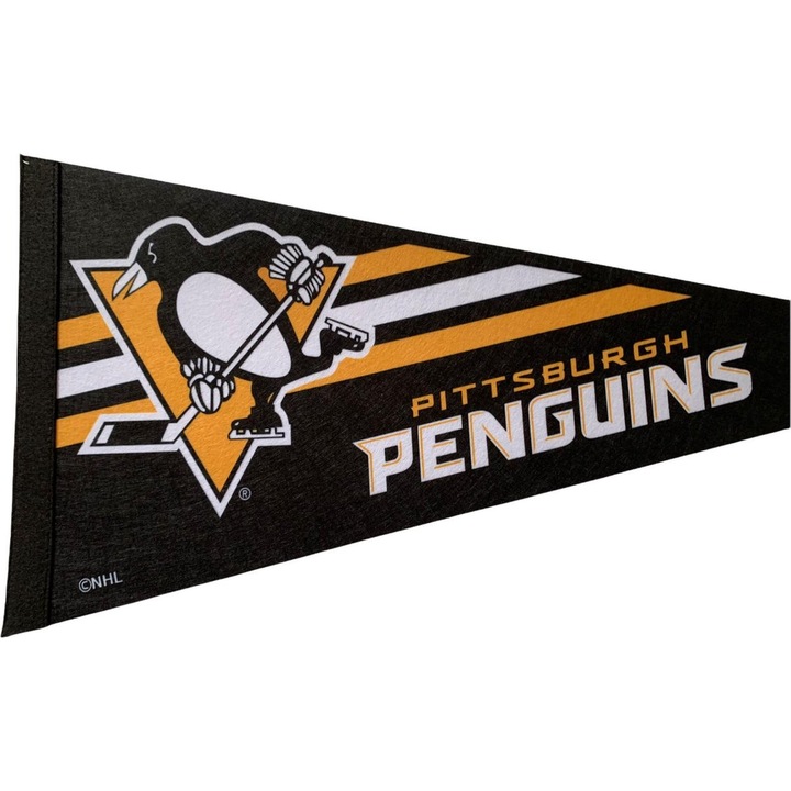 Знаме USArticlesEU Pittsburgh Penguins, 31x72 см