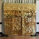Пайетена стена, 2.10m/2.10m, Златист