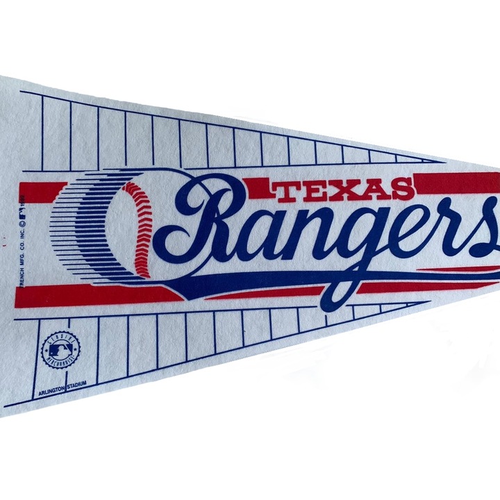 Знаме USArticlesEU Texas Rangers, 31x72 см