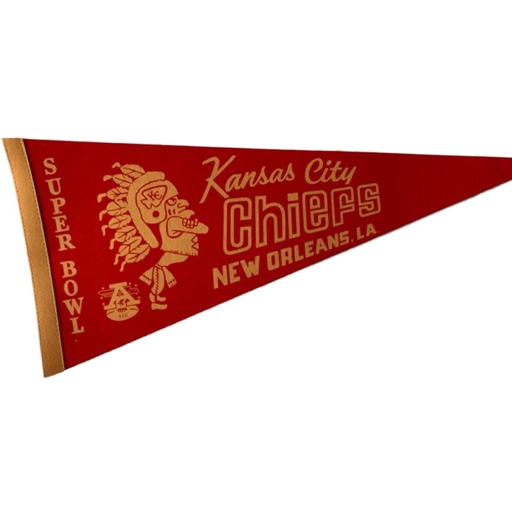 Знаме USArticlesEU Kansas City Chiefs, 31x72 см