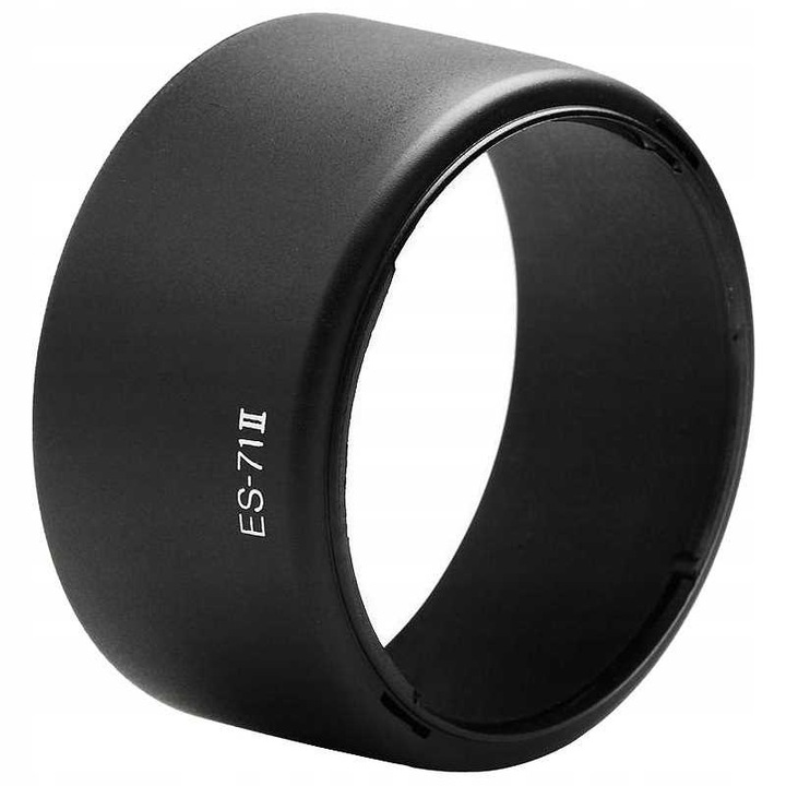 Parasolar obiectiv, ES-71II, ABS, 50 mm, Negru