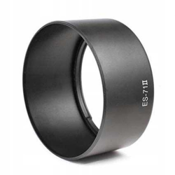 Parasolar obiectiv, ES-71II, ABS, 50 mm, Negru