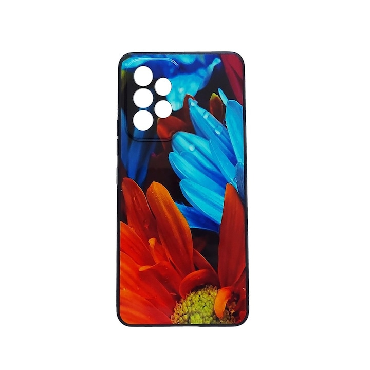Калъф за телефон, Flowers, HT10, Съвместим с Samsung Galaxy A53 5G, Удароустойчив