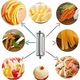 Set 3 curatatoare pentru fructe/legume, Senmase, Otel inoxidabil, Argintiu