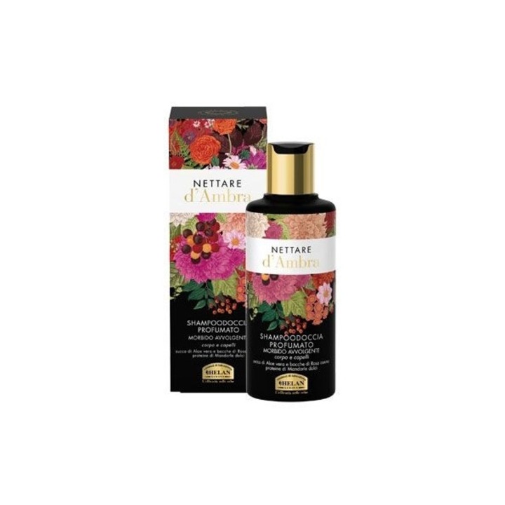 Sampon si gel de dus Nettare d'Ambra, 2 in 1, Helan, 200ml