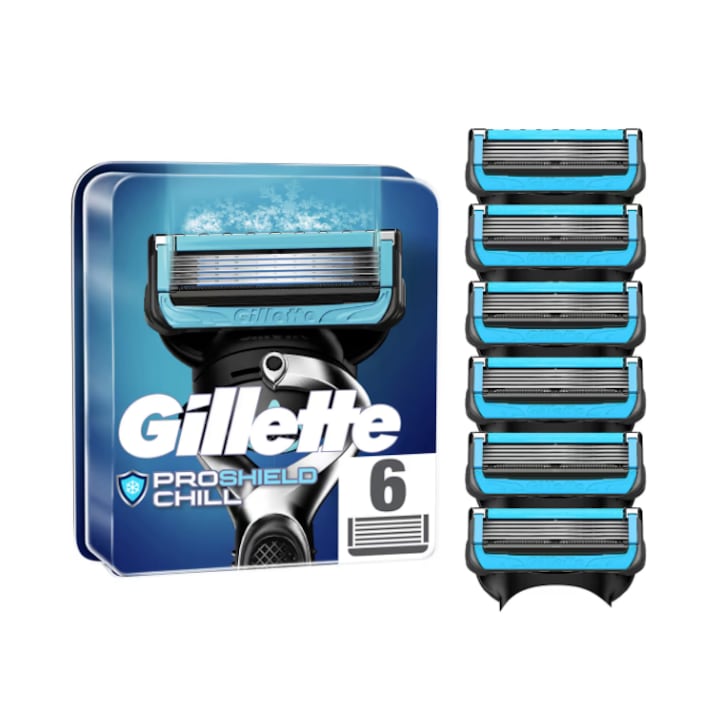 Rezerve aparat de ras Gillette Fusion 5 Proshield Chill, 6 buc
