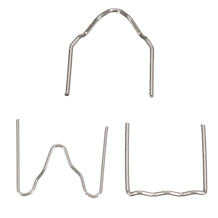 Комплект от 150 пластмасови заварени скоби за пистолети 3 модела