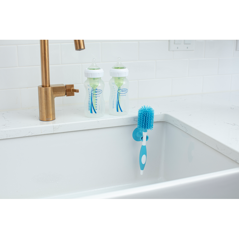 Четка за бебешки шишета и биберони, Blue, Dr. Brown's, Storage Device