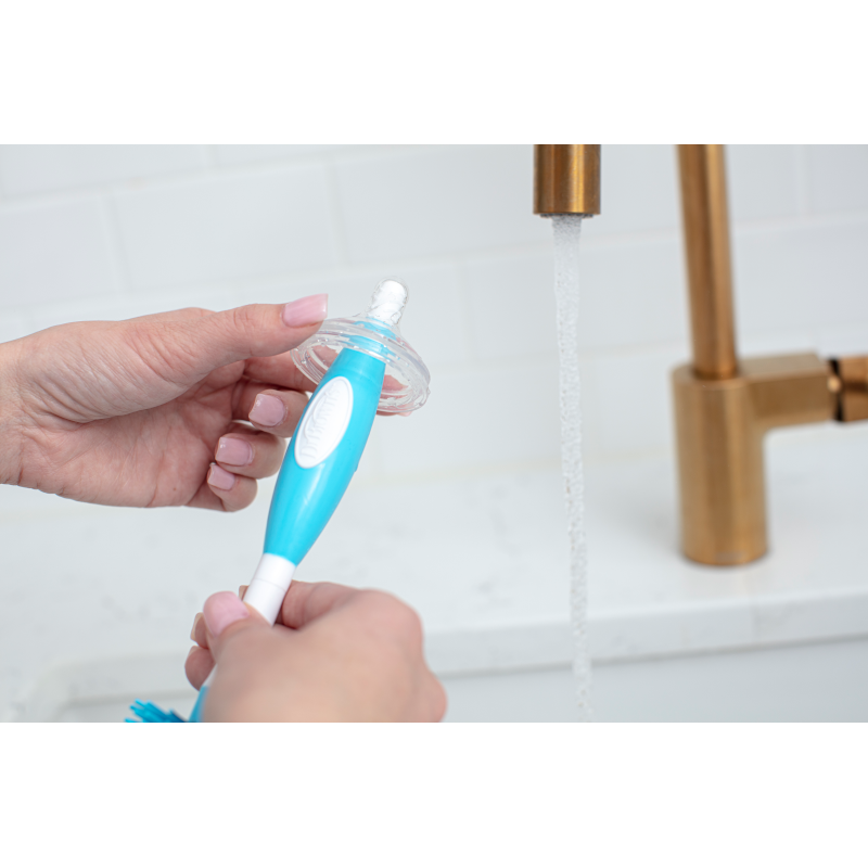 Четка за бебешки шишета и биберони, Blue, Dr. Brown's, Storage Device