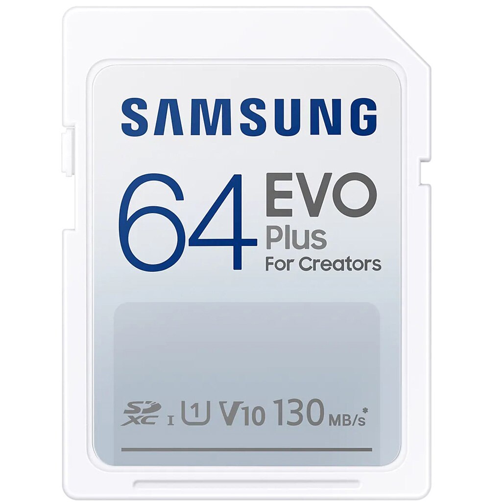 Card de memorie Samsung Full SDEVO Plus, 64GB, 130MB/s