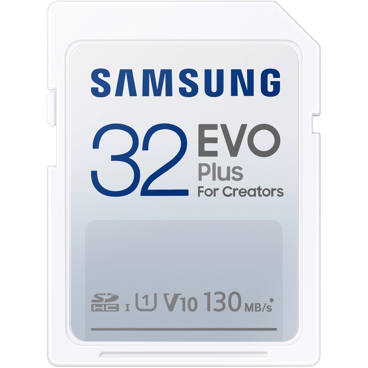 Карта памет Samsung Full SD EVO Plus, 32GB, 130MB/s