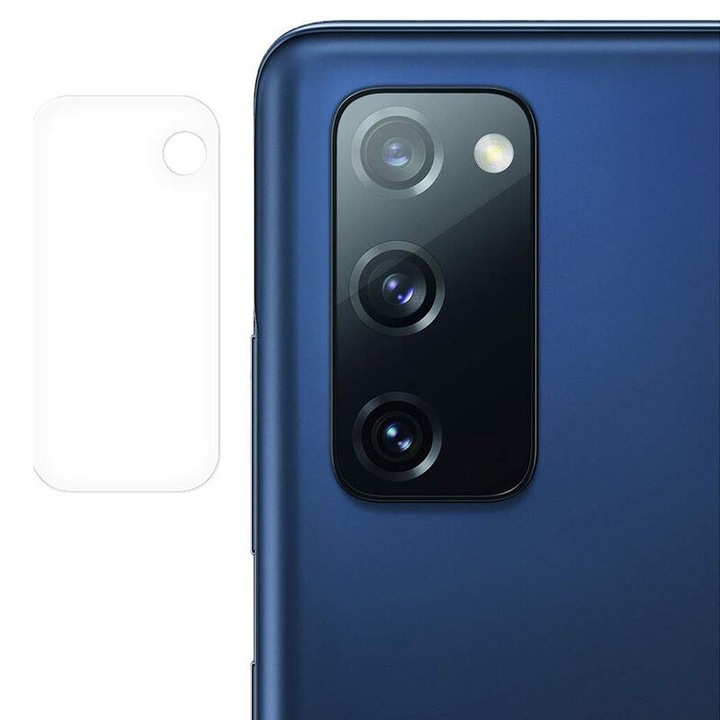 Folie de protectie camera compatibila cu Samsung A02s sau A03s, Transparenta
