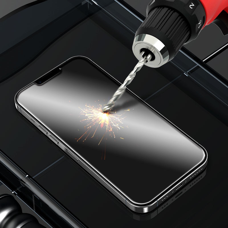 Folie de protectie din sticla premium pentru iPhone 17e/16e/14/13/13pro, acoperire a intregului ecran, instalare usoara si rapida cu dispozitiv de potrivire automata, ZYuuan, transparent