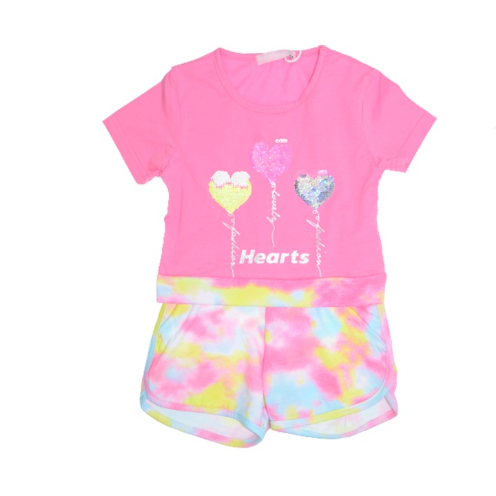 Compleu din doua piese pentru fete Happy House WB-2952B-98-104, Fucsia 79314