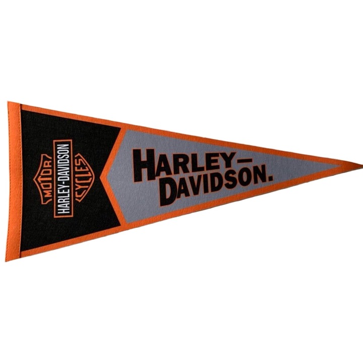 Знаме USArticlesEU Harley Davidson, 31x72 см, Памук, Многоцветен