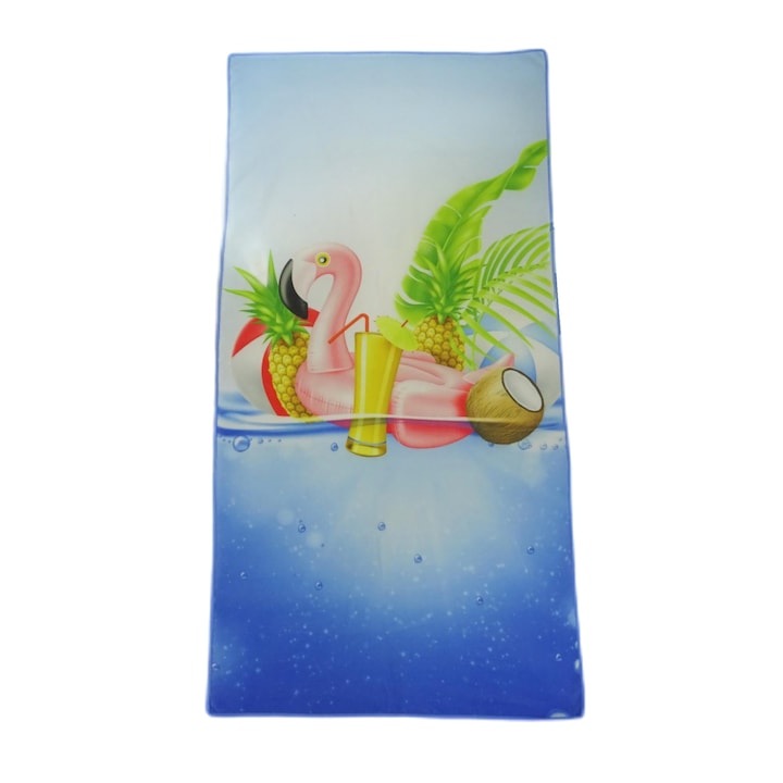 Плажна кърпа Flamingo Heinner Home, 70x140 см, Полиестер, 220 гр/м2