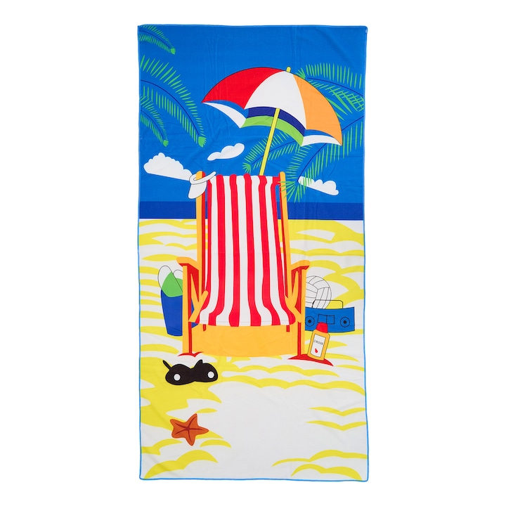 Плажна кърпа Sun Heinner Home, 90x180 см, Полиестер, 220 гр/м2