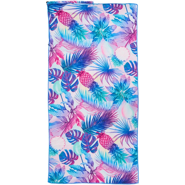 Плажна кърпа с раница Leafs Heinner Home, 70x140 см, Полиестер, 220 гр/м2