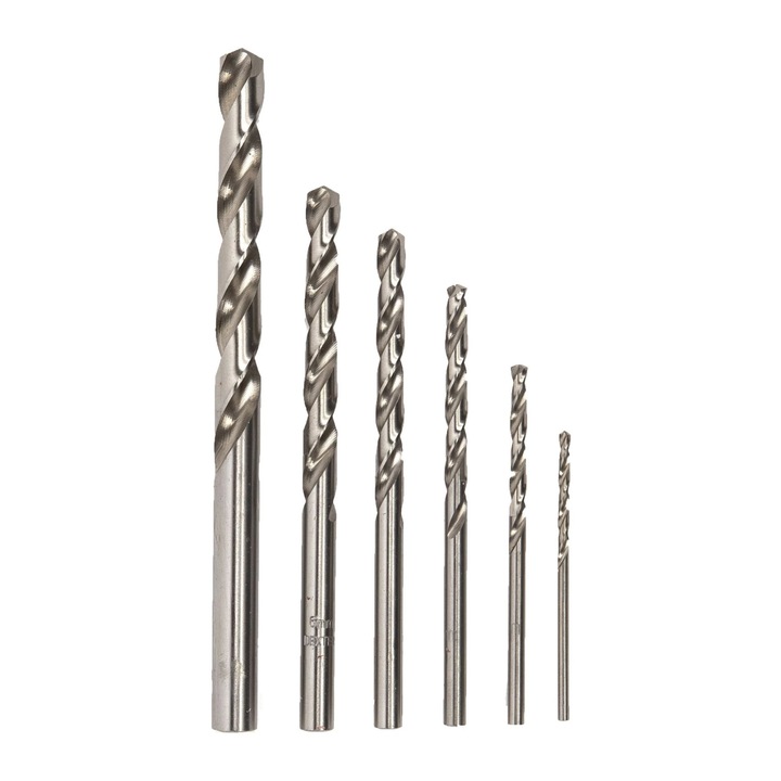 Set 6 burghie metal Dexter, 2 - 8 mm