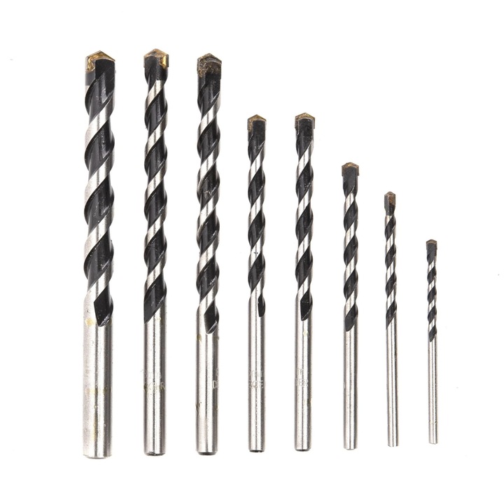 Set 8 burghie zidarie Dexter, 3 - 10 mm
